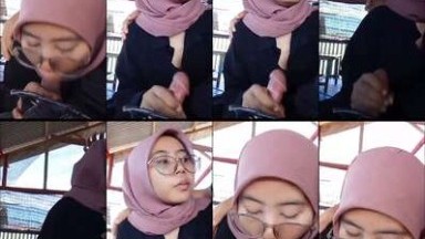 Video epGsR-Dedek Jilbab Kocokin Punya Ayang Sebelum di Sepong Mentok